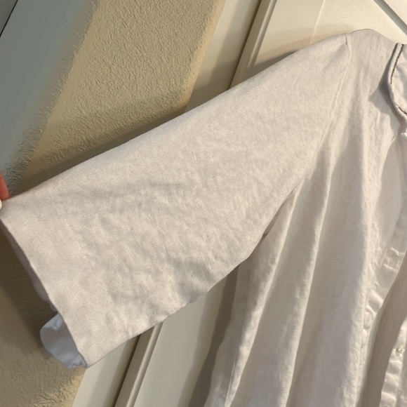 NORTON MCNAUGHTON 100% LINEN TOP SIZE L - Picture 10 of 16